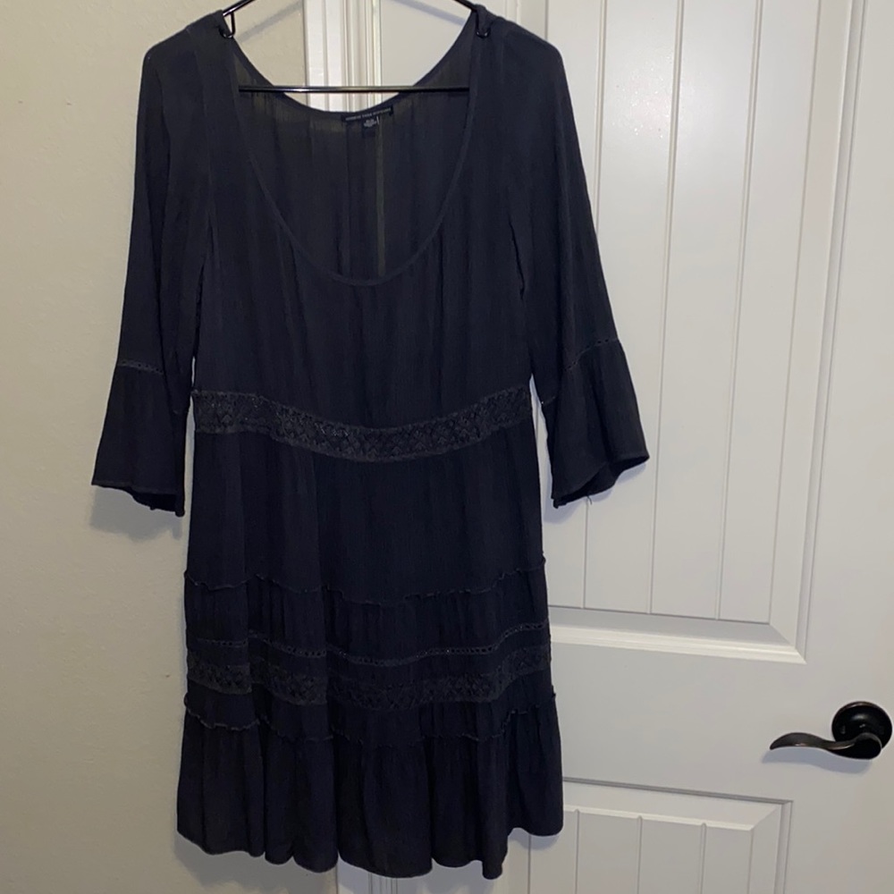 American Eagle Navy Boho Dress